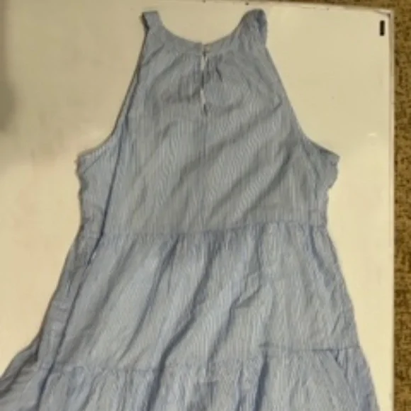 Old Navy Dress - Size L - Blue and White Stripes - Picture 4 of 4